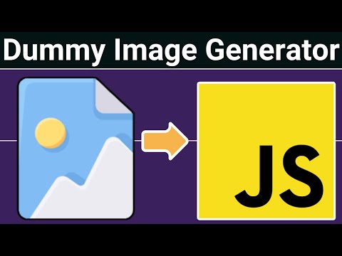 Build a Dynamic Placeholder & Dummy Image Generator App with Random Colors and Sizes in Javascript