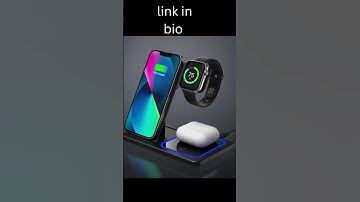 Wireless Charger, 3 in 1  Station, Fast Wireless Charger Stand  iPhone 15   #amazondeals  #gadgets