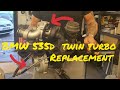 BMW e61 535d twin turbo removal replacement ( hybrid turbos) upgrade.