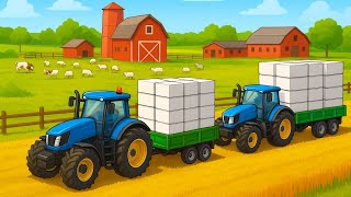 Fs18 Sheep Farm Wool Production Farming Simulator 18 Gameplay Timelapse