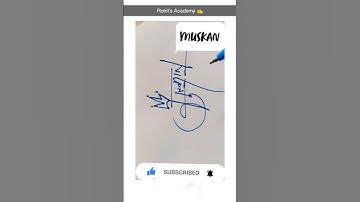 Muskan stylish Name #shortvideo #stylish #youtubeshorts #signature #trending #india