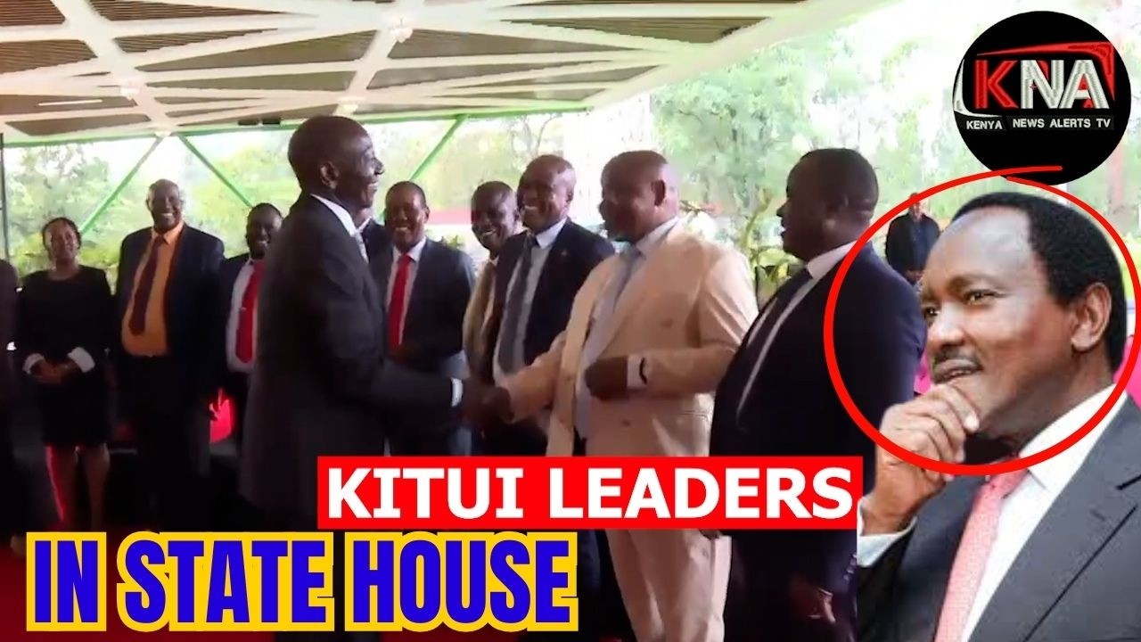 KITUI LEADERS BRING TENSION IN WIPER PARTY BY MEETING THE PRESIDENT IN STATE HOUSE