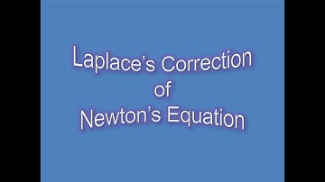 Laplace’s Correction of Newton’s Equation | Physics of Sound | Explained