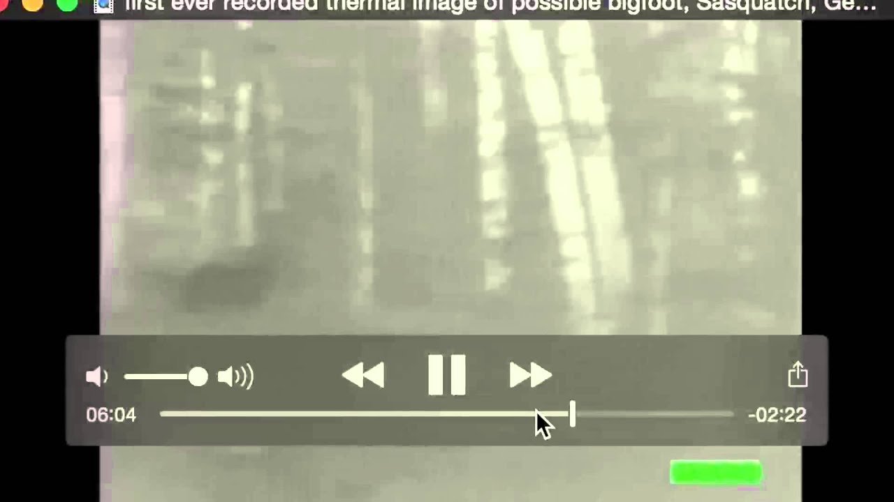 First ever recorded thermal image of possible bigfoot, Sasquatch, Genosqwa Breakdown