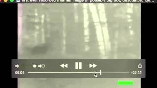 First Ever Recorded Thermal Image Of Possible Bigfoot, Sasquatch, Genosqwa Breakdown