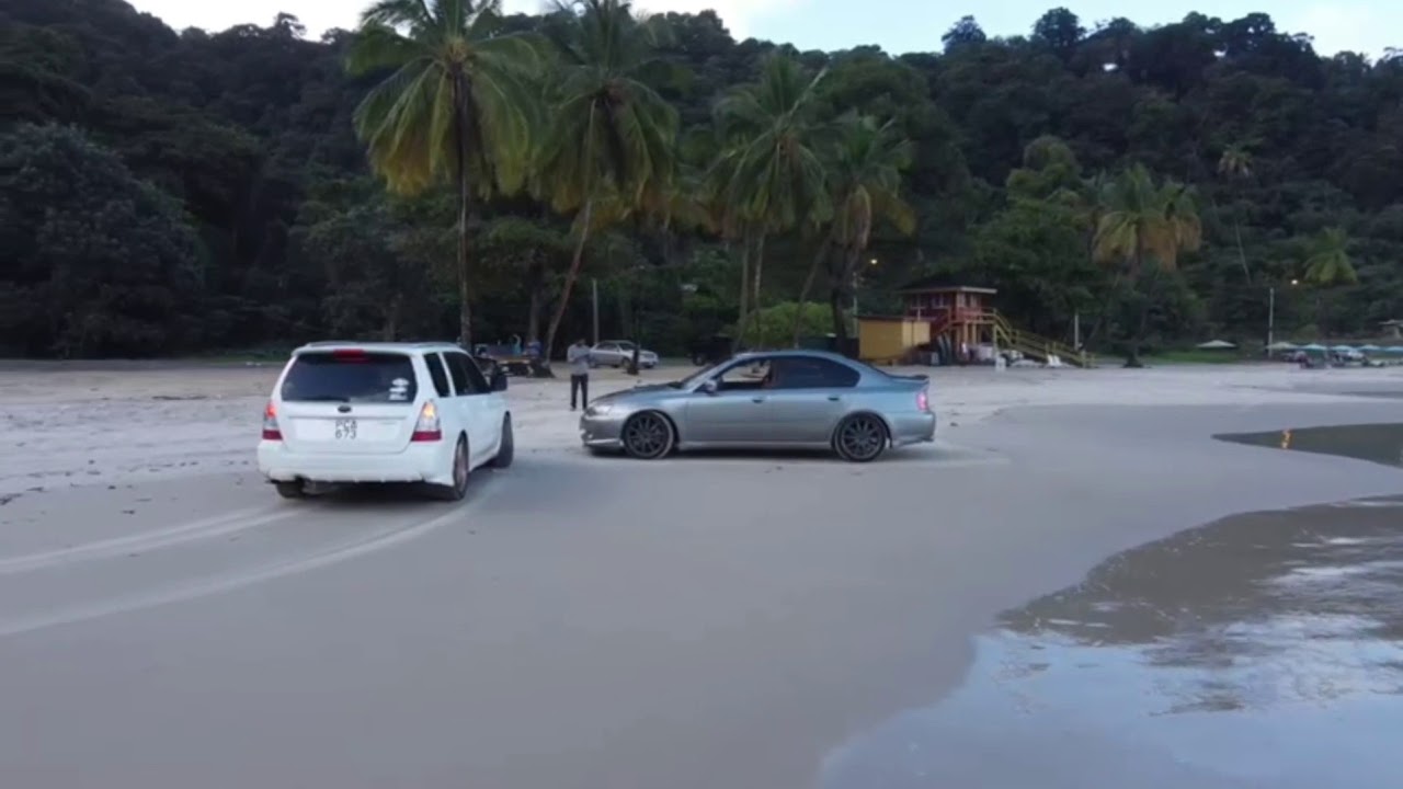 Subaru Fun at Tyrico Bay, North Coast, Trinidad || Trini Car Porn
