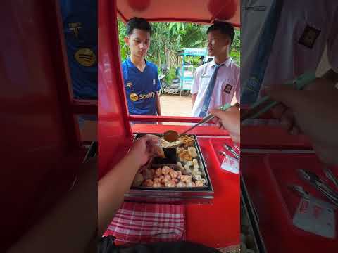 POV local spicy streetfood viral in Indonesia #food #asmr #pov #foodcarts #meatballs #foodshorts