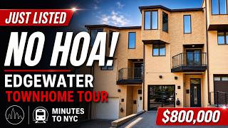 20 Veterans Way, Edgewater NJ | Townhome Tour | No HOA | $800,000