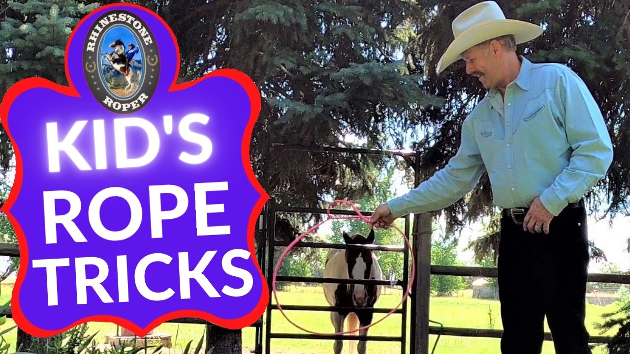 Trick Roping Instruction Get Roping! Kiddie Trick Rope Lasso
