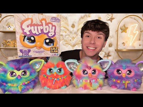 COMPLETE COLLECTION NEW GOLD GLAM FURBY!