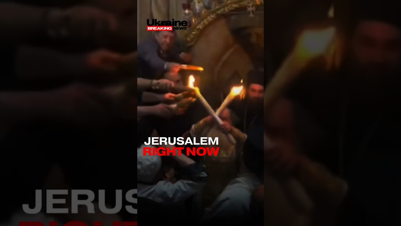 🔥🔥🔥Holy fire descends in Jerusalem