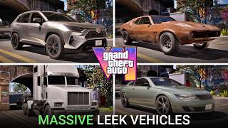 GTA 6: Massive LEEK Vehicles 3D Models | EP03