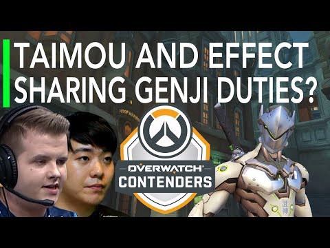 Overwatch | Taimou and EFFECT Sharing Genji Duties? EnVyUs VS Renegades | Contenders Highlights