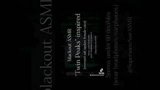 Twin-Peaks-inspired reversed soft-spoken female voice 🎧 STEREO wear Earphones #unintelligibleASMR screenshot 3