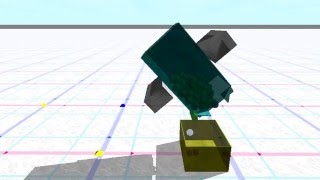 Viscosity liquid simulation with ODE