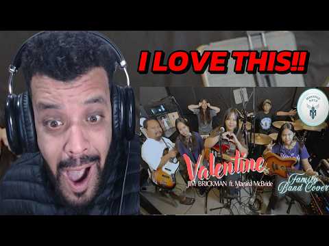 VALENTINE by Jim Brickman ft. Martina McBride | Missioned Souls - family band studio cover REACTION