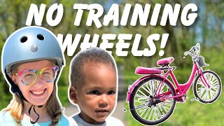 Bicycle Day! Homemade Syrup & Teaching Tiger to Ride Without Training Wheels