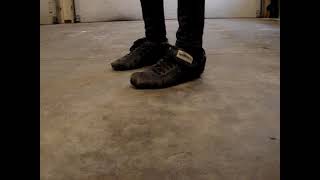 Supination in a pair of Spot-Bilt coaching shoes