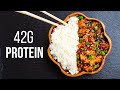 High protein orange chicken for muscle growth