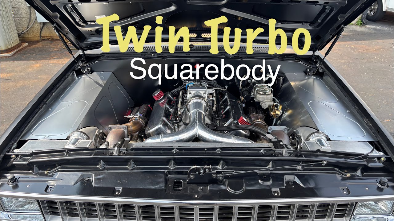 1981 シェビーシルバラードフリートサイド・カスタムロワード (チェイスカー) Twin Turbo 1981 Chevy Step Side Truck (Full Build) - YouTube
