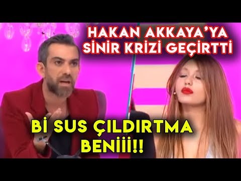 Hakan Akkaya Sinir Krizi Geçirdi: Bİ SUS ÇILDIRTMA BENİİİ!