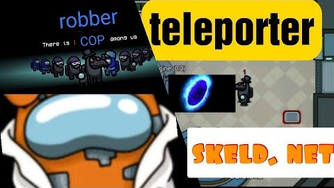 Playing cops and robbers || vent teleporter || on among us || custom server || skeld. net