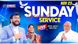 Sunday Service -2 Christ Worship Centre 23Rd November 2025 Dr John Wesly & Mrs Blessie Wesly