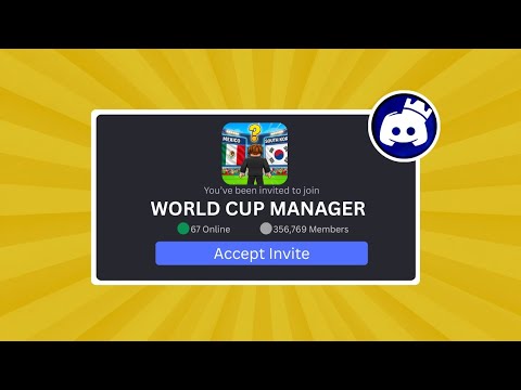 How To Join WORLD CUP MANAGER Discord Server ROBLOX - Easy &amp; Guid (2026)