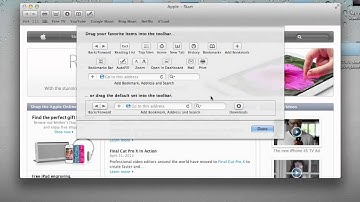 How to customize your safari toolbar in Mac OS X Lion