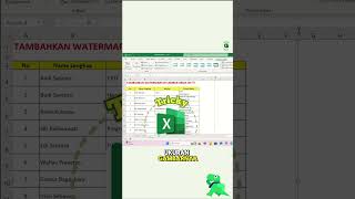 watermark file excel #watermark #trickyexcel #tipsandtricks #excel