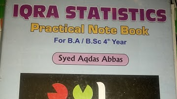 BSC students solved Iqra practical note book 4rth year ...