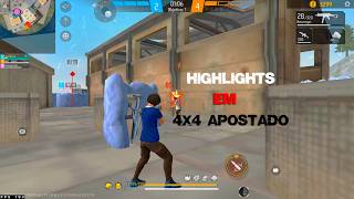 4x4 WAGERED HIGHLIGHTS! 👑 🇧🇷 1920x1080 Free Fire Highlights Ryzen 7 5700x RTX 505