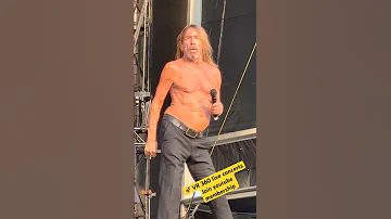 👕 Red Hot Chili Peppers Support Act Iggy Pop Front Of Stage 06/26/2023 Mannheim live concert music