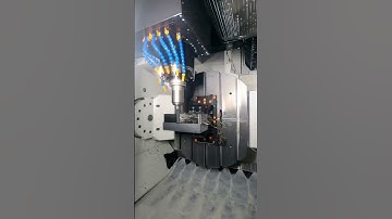 Check out this chip storm 😲 #shorts #shorts #youtube #cnc #engineering