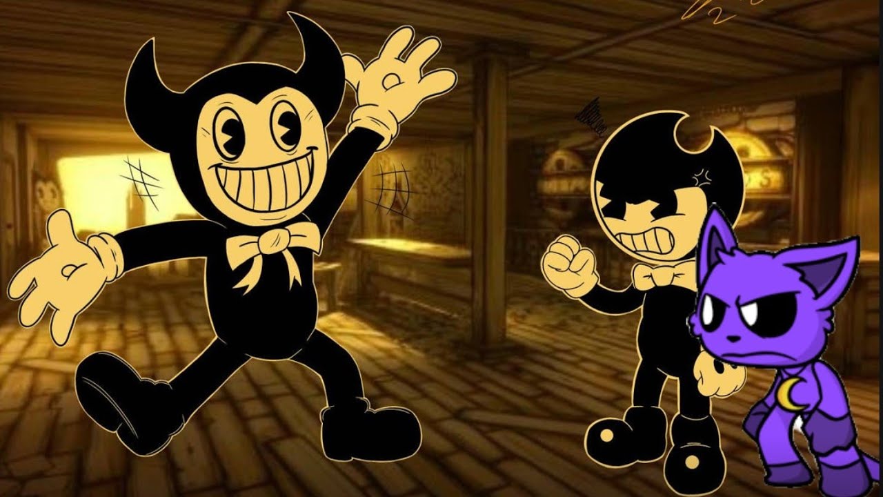 Catnap plays: ink machine Bendy vs Ollie FNF Anemaniac - YouTube