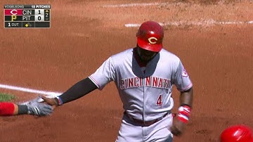 CIN@PIT: Schebler gets Phillips home from third