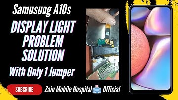 Samsung A10S no display or black screen Problem Solution || How repair display problem
