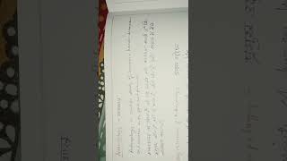 Anthropology #1 - Definition