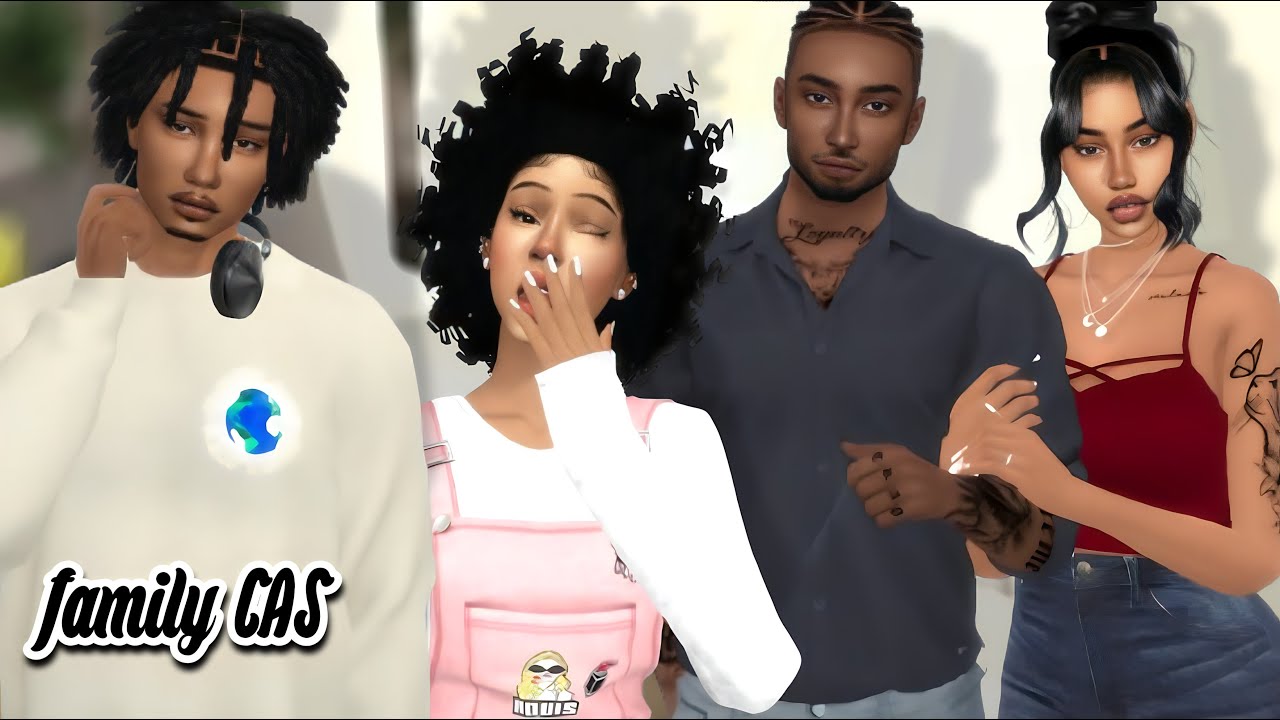 The Sims 4: Family CAS (maxis mix) - YouTube