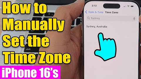 🌍 iPhone 16/16 Pro Max: How to Manually Set the Time Zone | iOS 18 Tutorial