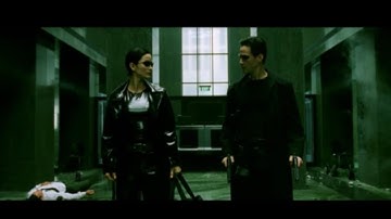 The Matrix : Path of Neo. Перестрелка в холле.