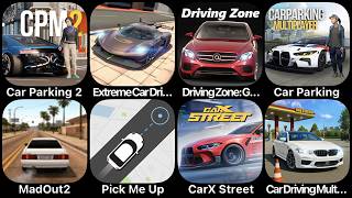 Car Parking 2, Extreme Car Driving, Driving Zone, Car Parking Multiplayer, MadOut 2, Pick Me Up screenshot 1