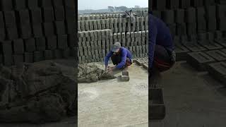Bricks are being made together in a rural way #viral #shortvideo #video #shorts #short Resimi