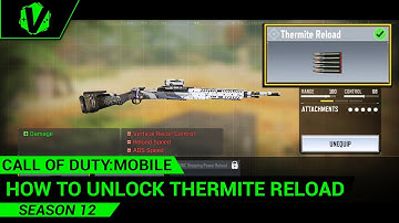HOW TO *UNLOCK THERMITE RELOAD* FOR KILO BOLT-ACTION IN CALL OF DUTY MOBILE