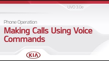 PHONE OPERATION: Making Calls Using Voice Commands