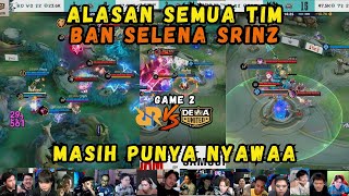 AWAL KEBANGKITAN KING RRQ 😎😎🤬🤬  | REACTION STREAMER DEWA UNITED VS RRQ | GAME 2