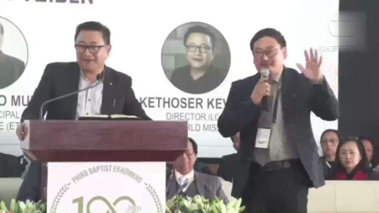 Phiro 100 year Jubilee sharing good News by Dr Kethoserv Kevichusa Director ILC BMS World Mission