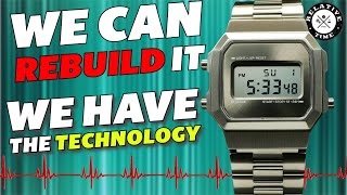 Perfecting The Casio A168! Checking Out The SKXMOD A168W / F105W Mod KITS