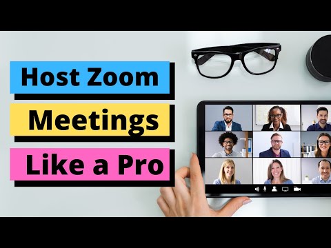 Video Host Zoom Meetings like a Pro - youtube