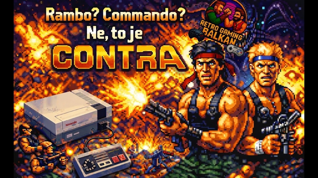 Contra (NES) - Retro Gaming Balkan